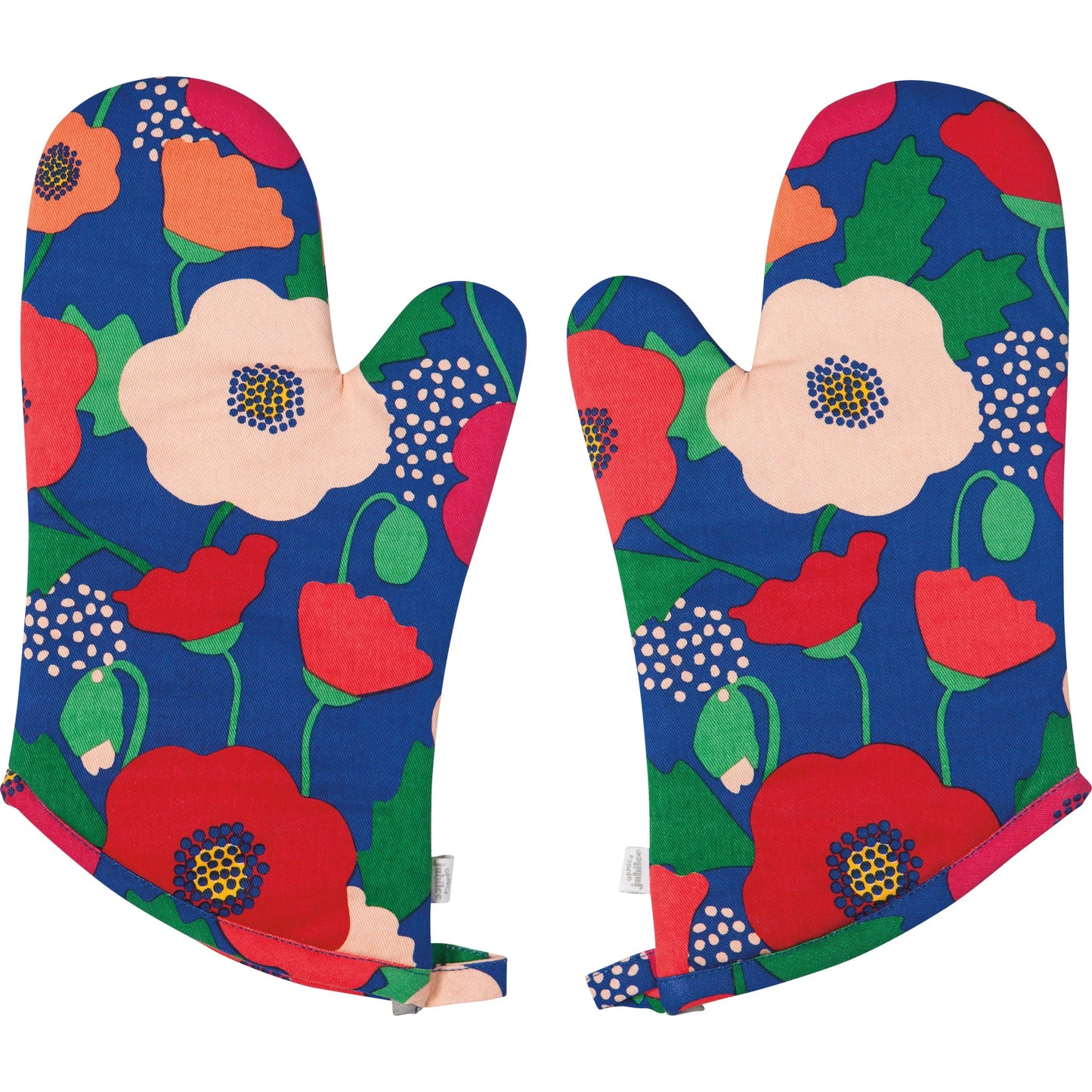 Poppy Oven Mitt, Set of 2