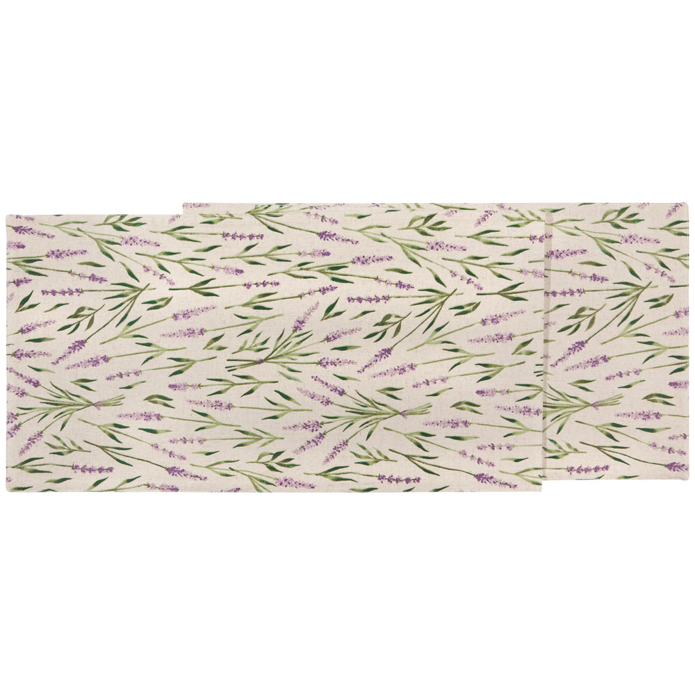 Lavender Printed Table Runner