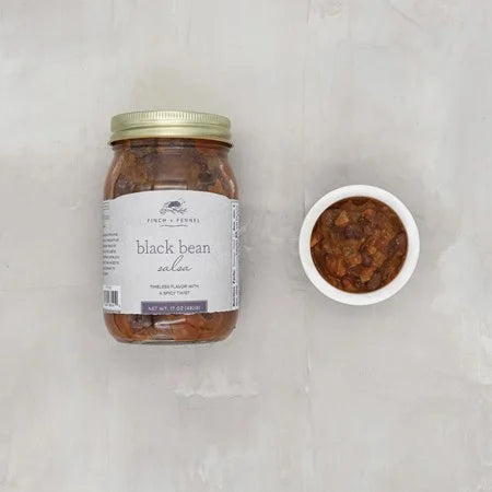 Finch & Fennel Black Bean Salsa, 17 oz