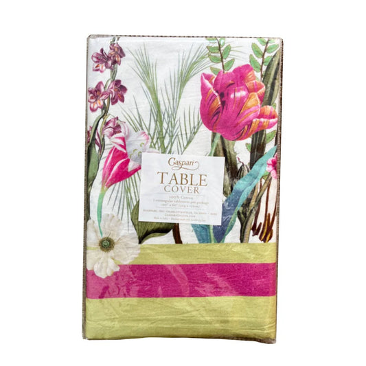 Caspari La Dolce Vita Sage & Lavender Table Cover