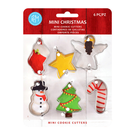 Mini Christmas Cookie Cutter - Set of 6