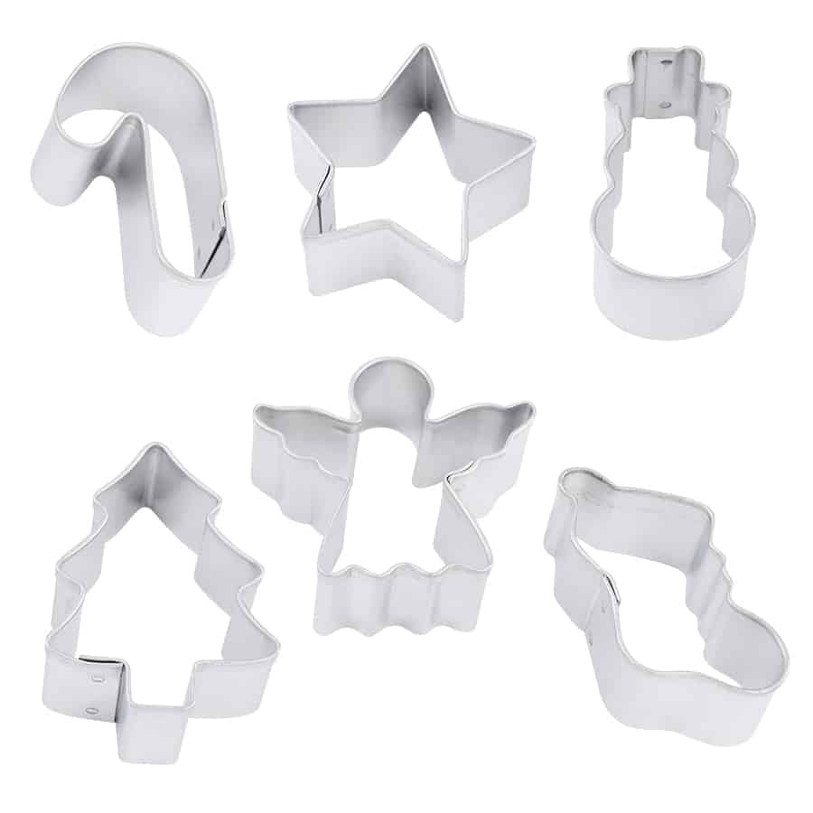 Mini Christmas Cookie Cutter - Set of 6
