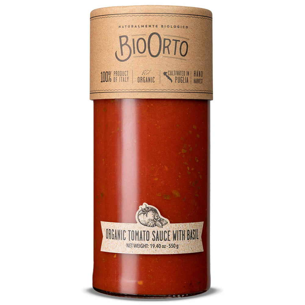 Bio Orto Organic Tomato and Basil Sauce, 550 gr