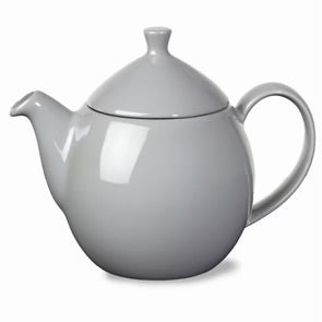 Dew Teapot with Basket Infuser, Gray