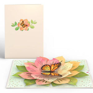 Lovepop Monarch Butterfly Bloom Pop-Up Card