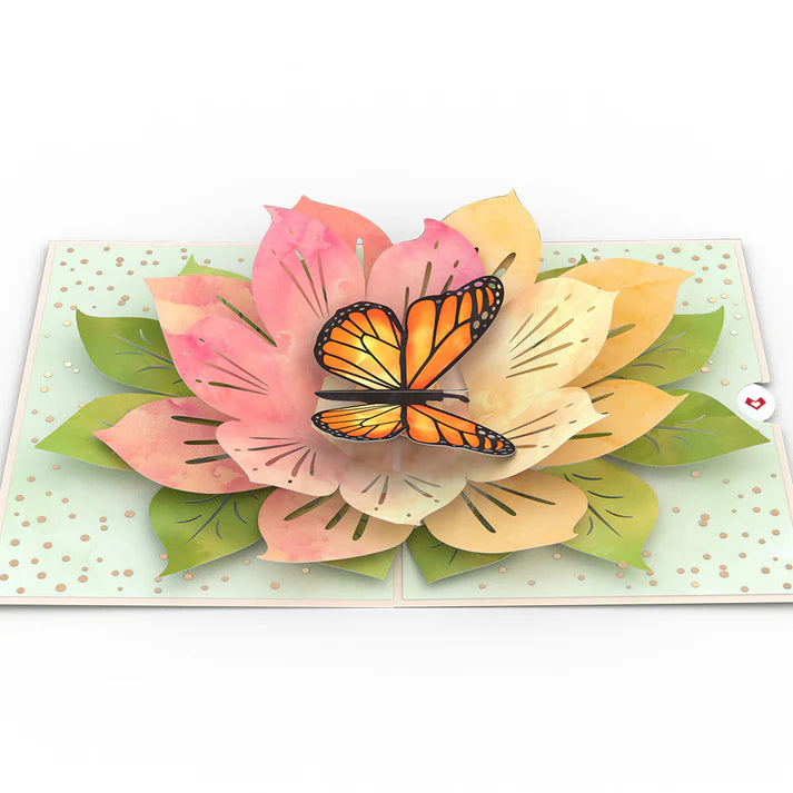 Lovepop Monarch Butterfly Bloom Pop-Up Card