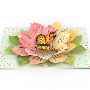 Lovepop Monarch Butterfly Bloom Pop-Up Card