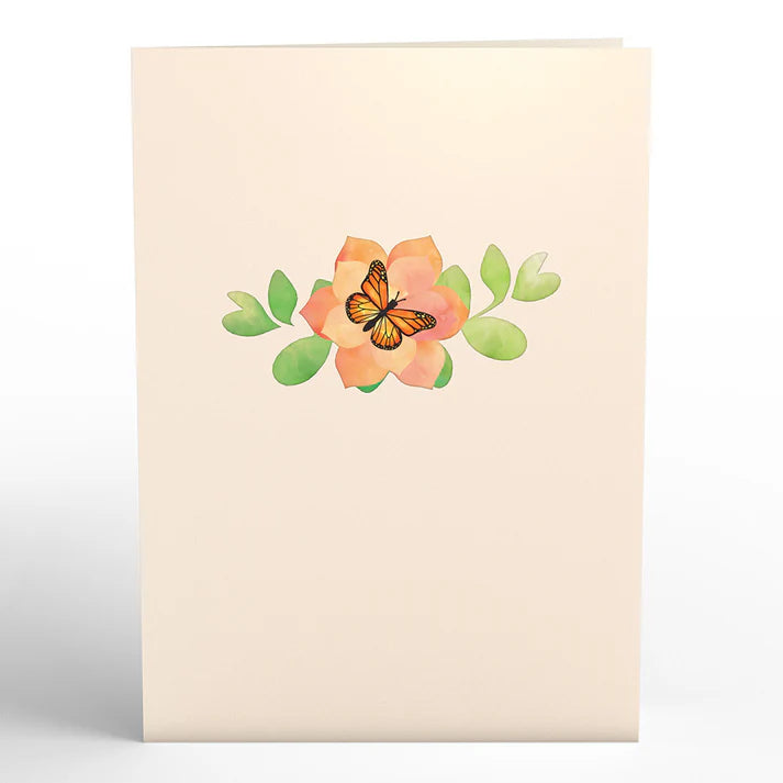 Lovepop Monarch Butterfly Bloom Pop-Up Card