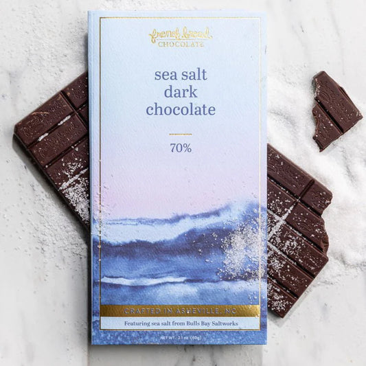French Broad Chocolate Dark Milk with Sea Salt Chocolate 53%