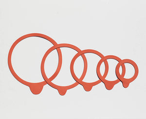 Weck Rubber Rings, Sold Individually by Size