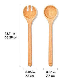 OXO Beechwood Salad Servers, 2 Piece Set