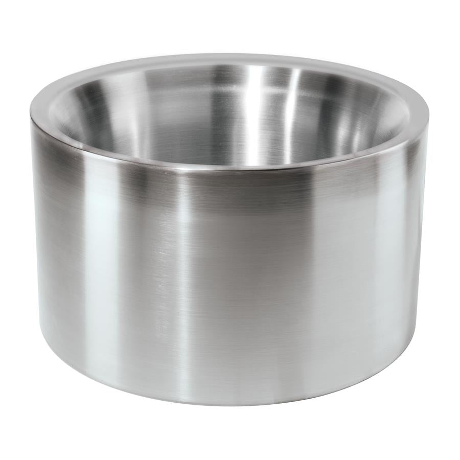 Double Wall Party Tub - Stainless Steel, Medium