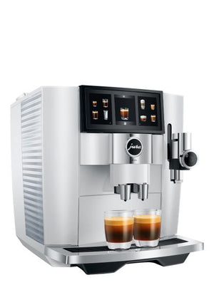 Jura J8 Twin Coffee Machine, Diamond White