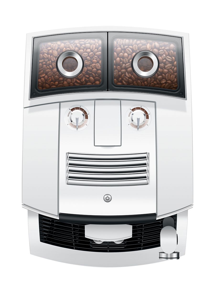 Jura J8 Twin Coffee Machine, Diamond White