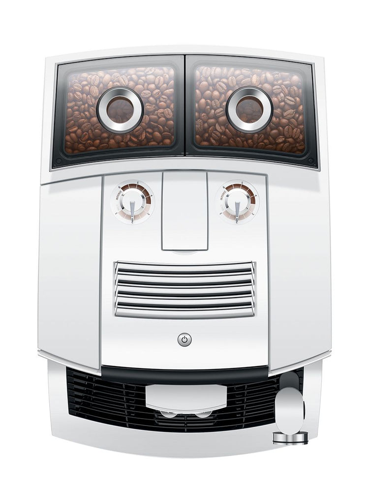 Jura J8 Twin Coffee Machine, Diamond White
