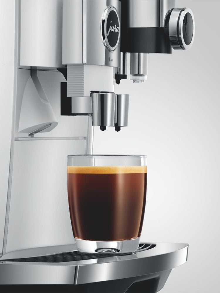 Jura J8 Twin Coffee Machine, Diamond White