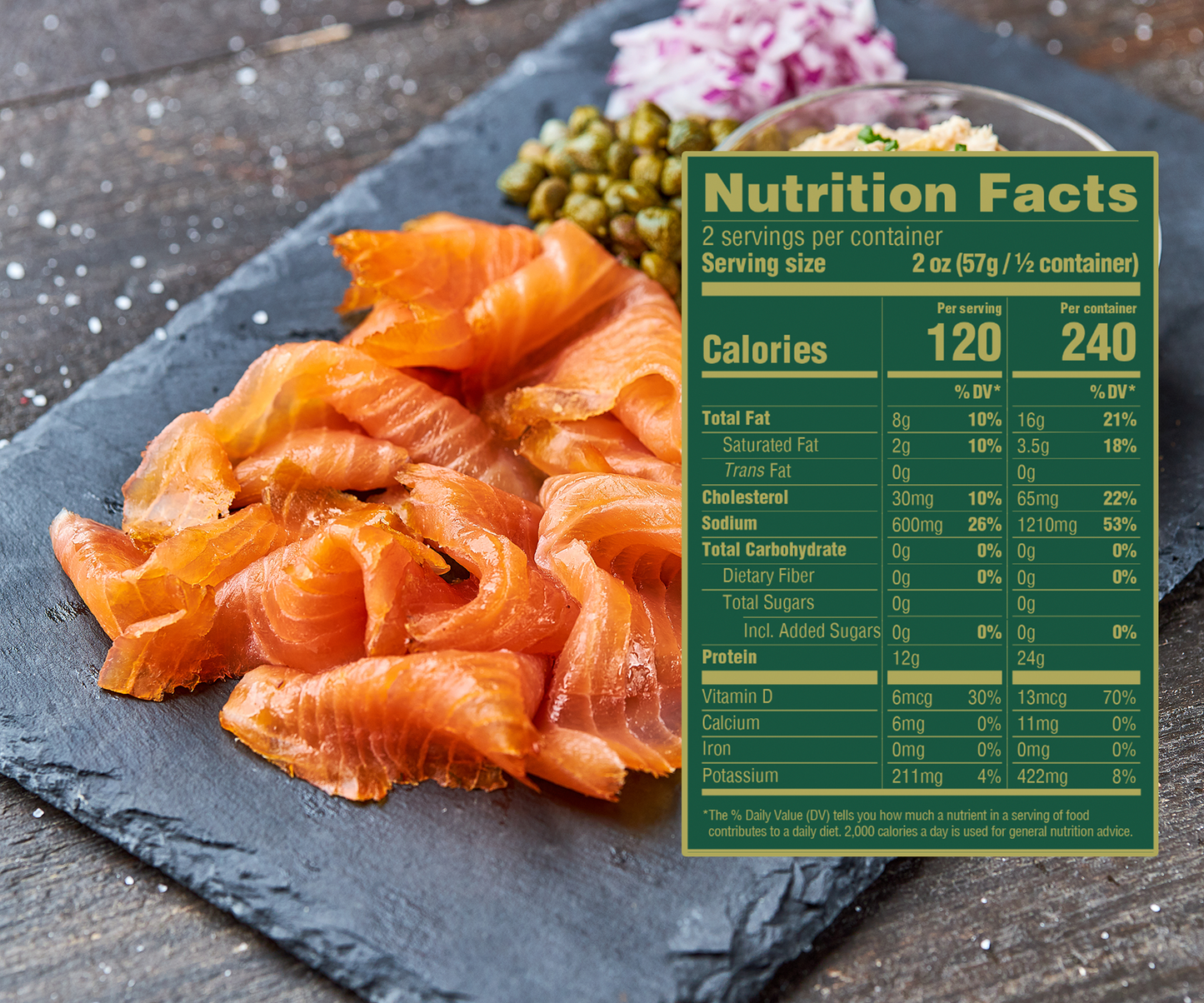Ducktrap Smoked Salmon, 4 oz