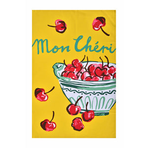 Summer Fruits Cheri Tea Towel