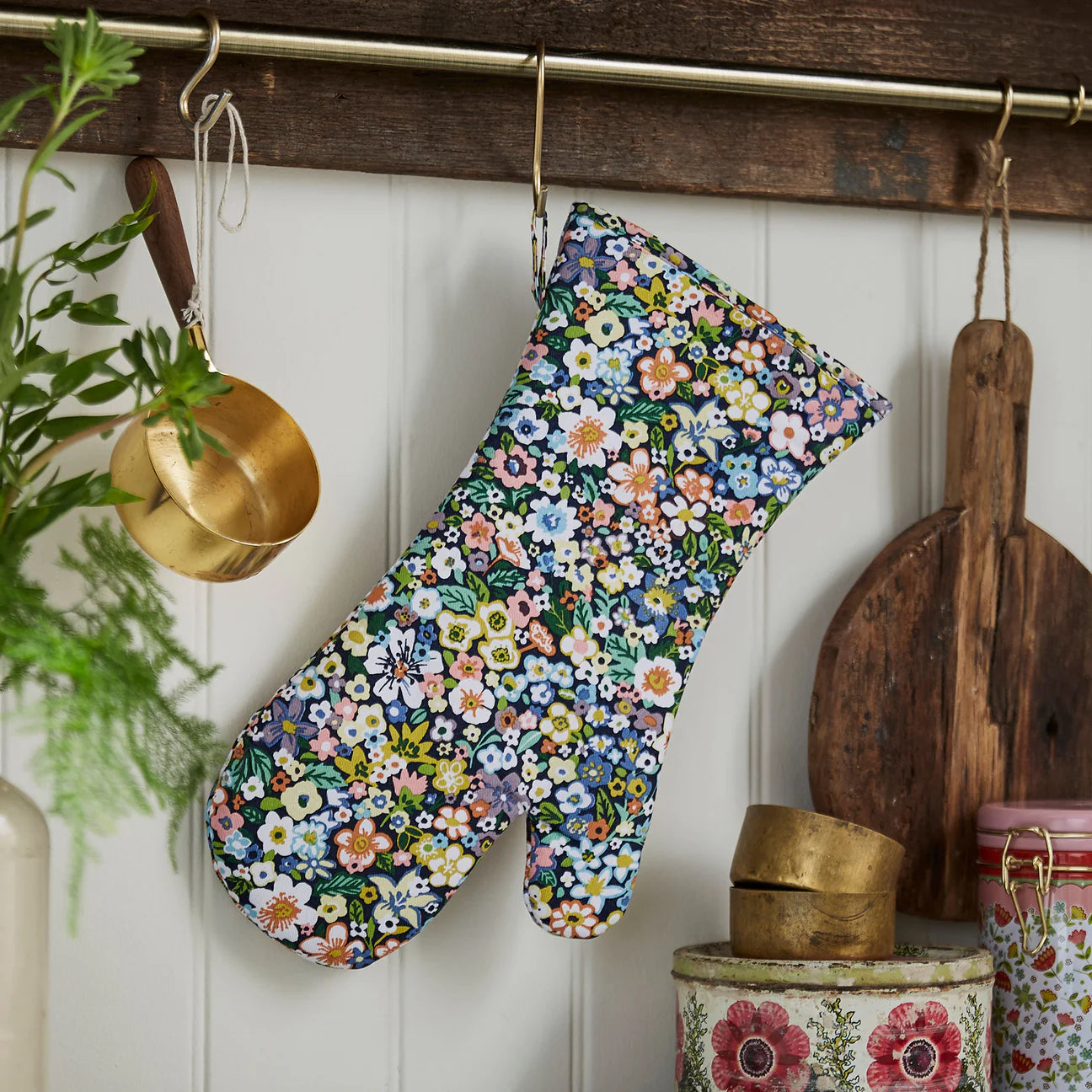 Confetti Floral Oven Mitt