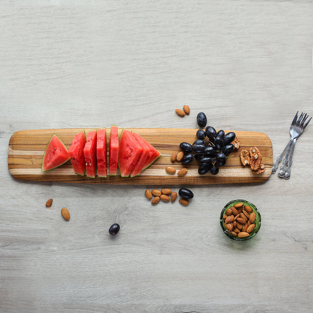 Teakhaus Rounded Edges Long Serving Board