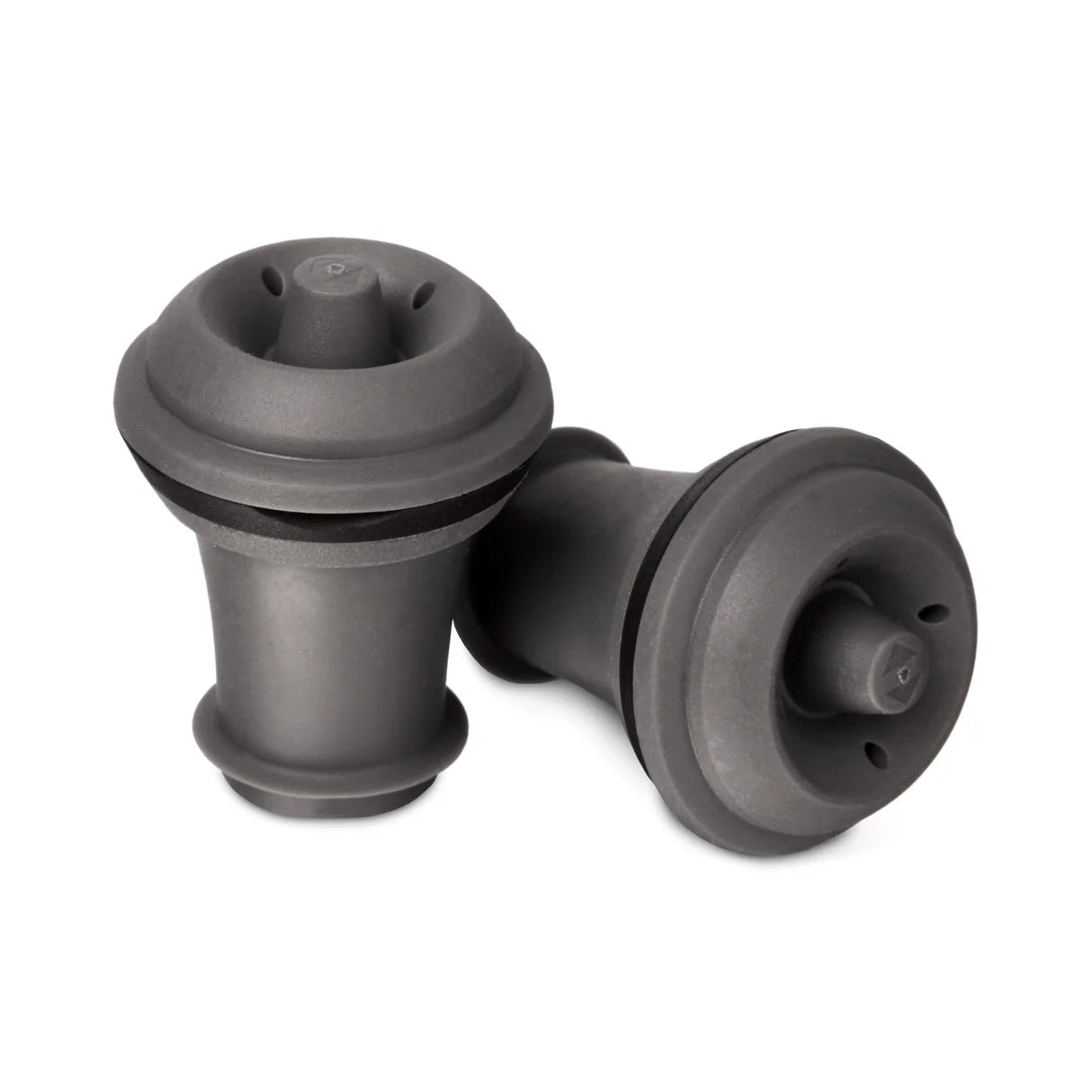 Vacu Vin Vacuum Wine Stoppers in Gray, Set of 2