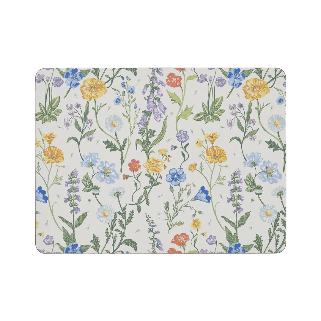 Cottage Garden Cork Placemat, Set of 4