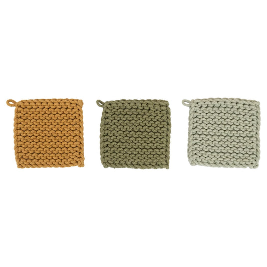 Cotton Crochet Pot Holder