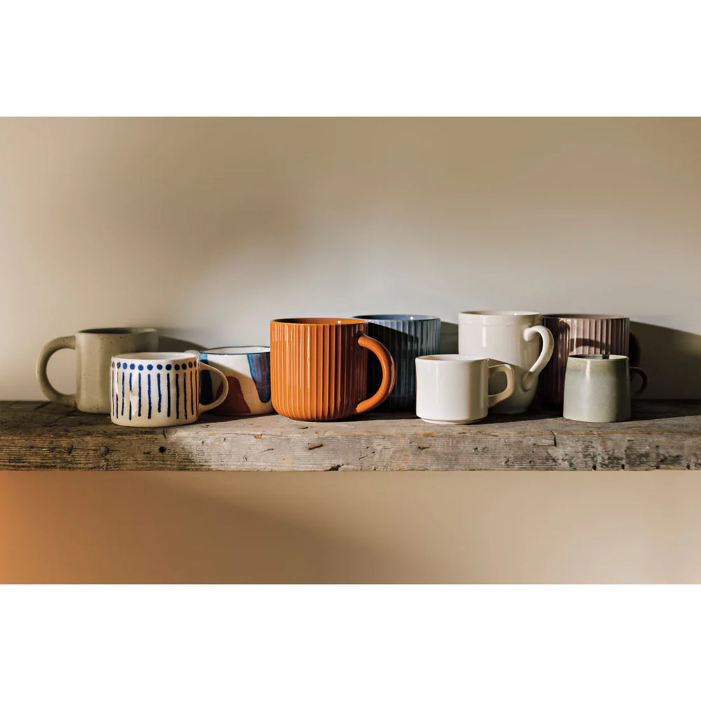 Fluted Driftwood Mug, 22 oz