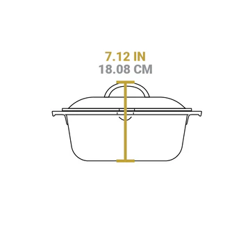 Lodge Cast Iron Dutch Oven, 7 qt