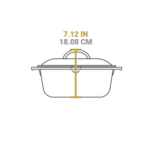 Lodge Cast Iron Dutch Oven, 7 qt