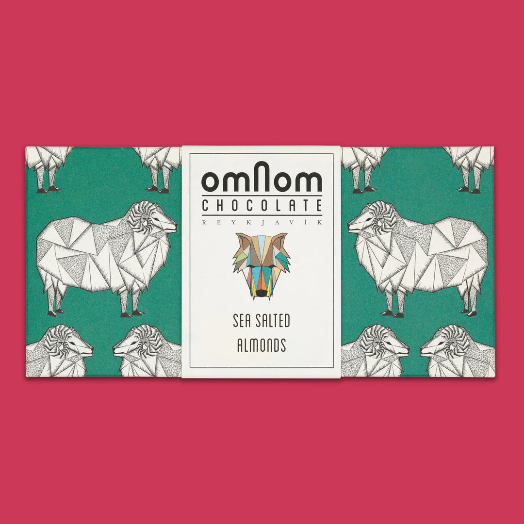 OmNom Sea Salted Almonds + Milk, 60g