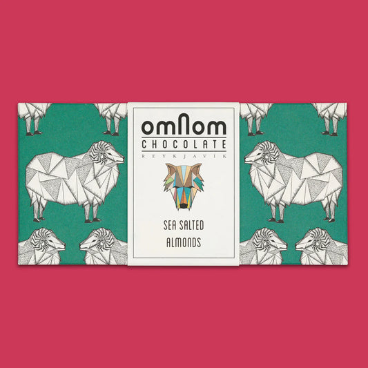 OmNom Sea Salted Almonds + Milk, 60g
