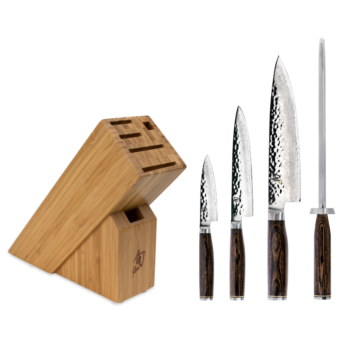 Shun Premier Starter Knife Block Set, 5 pc