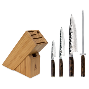 Shun Premier Starter Knife Block Set, 5 pc