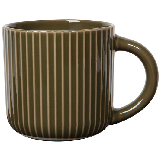 Fluted Olive Branch Mug, 22oz