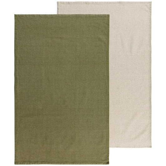 Olive Branch Dash Hand Towels, Set of 2