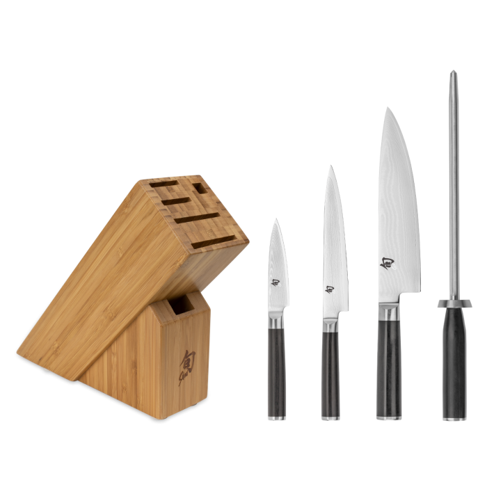 Shun Classic Slim Knife Block Set, 5 pc