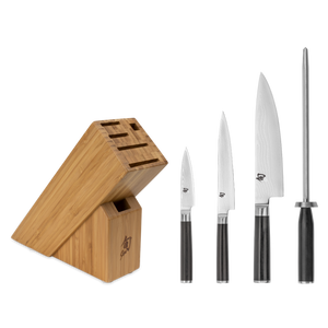 Shun Classic Slim Knife Block Set, 5 pc