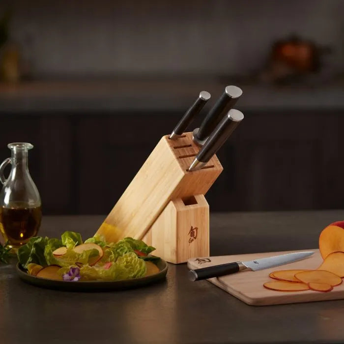 Shun Classic Slim Knife Block Set, 5 pc