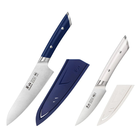Cangshan HELENA 2-Piece Starter Knife Set, Navy & White