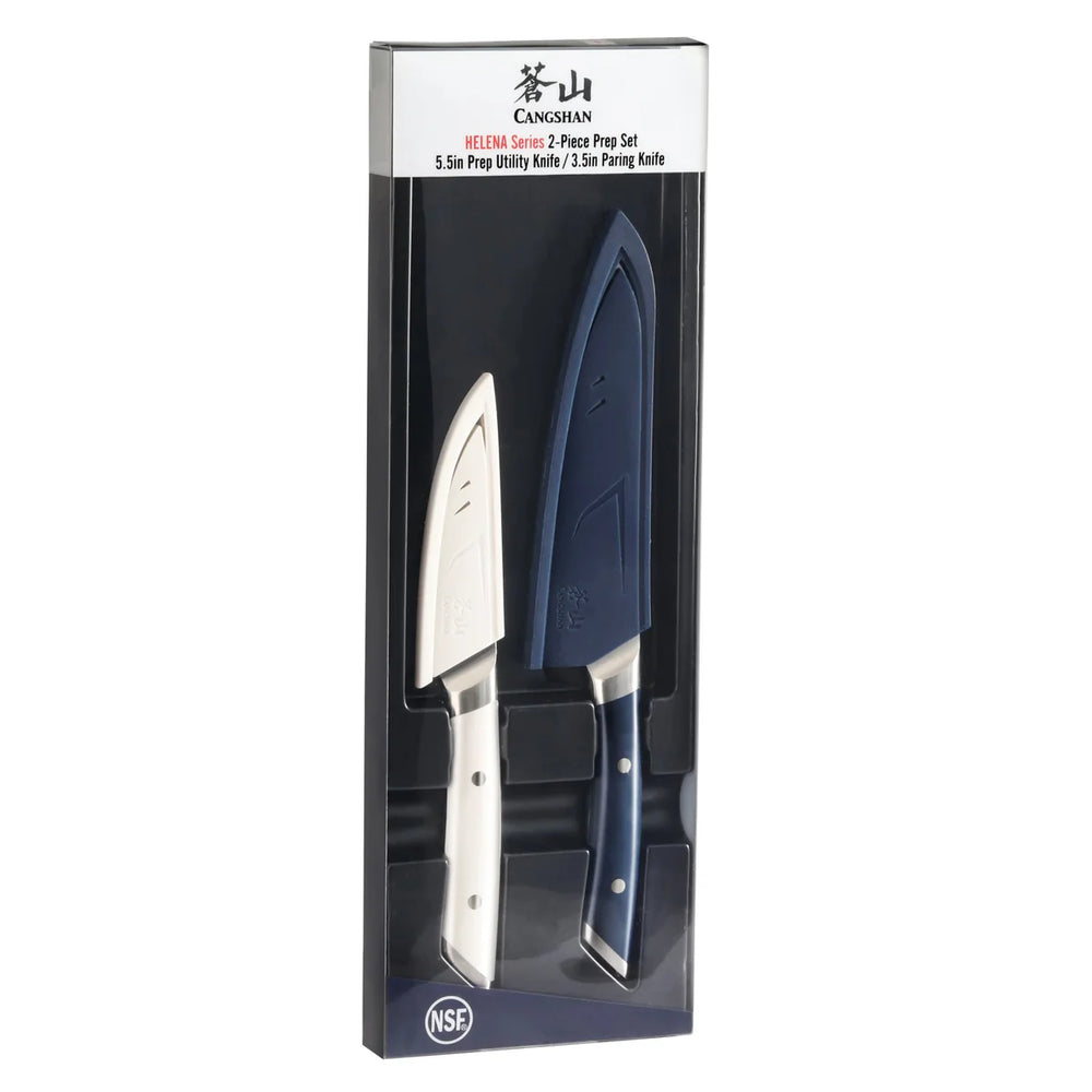 Cangshan HELENA 2-Piece Starter Knife Set, Navy & White