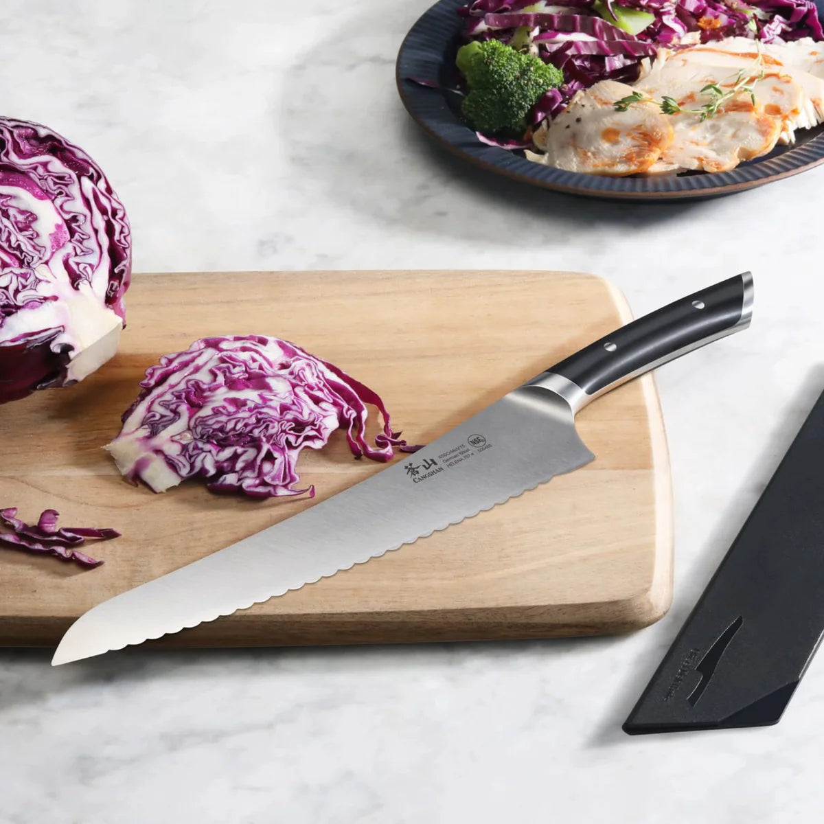 Cangshan HELENA Deli Knife with Sheath, 9”