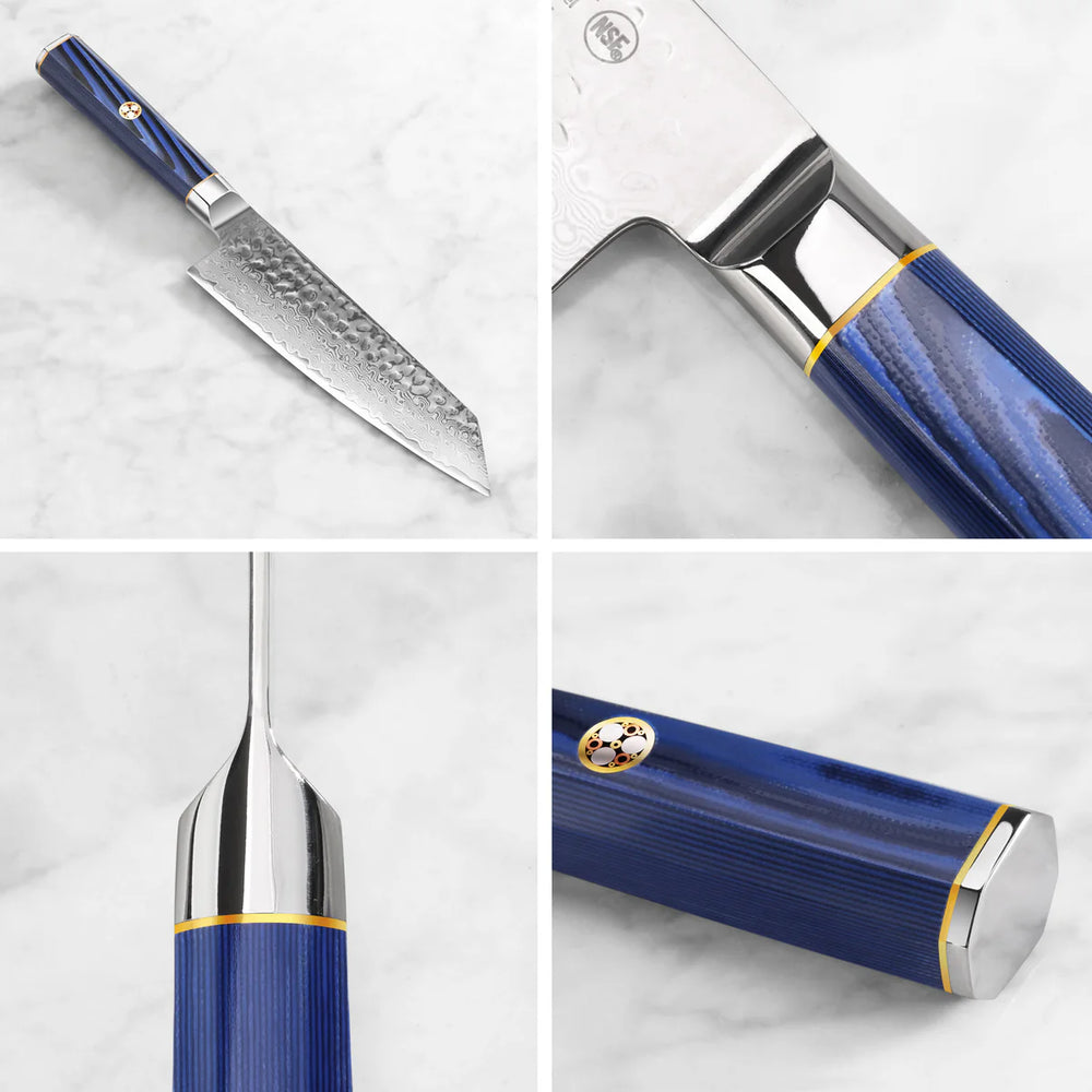 Cangshan KITA Blue Kiritsuke Knife with Sheath, 7”