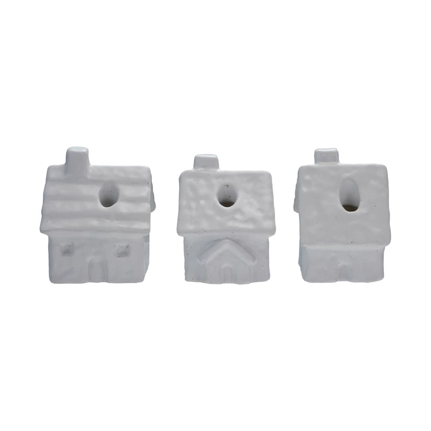 House Shaped Taper Holder, 3 Styles, Holds 1/2" Taper