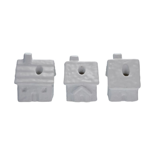 House Shaped Taper Holder, 3 Styles, Holds 1/2" Taper