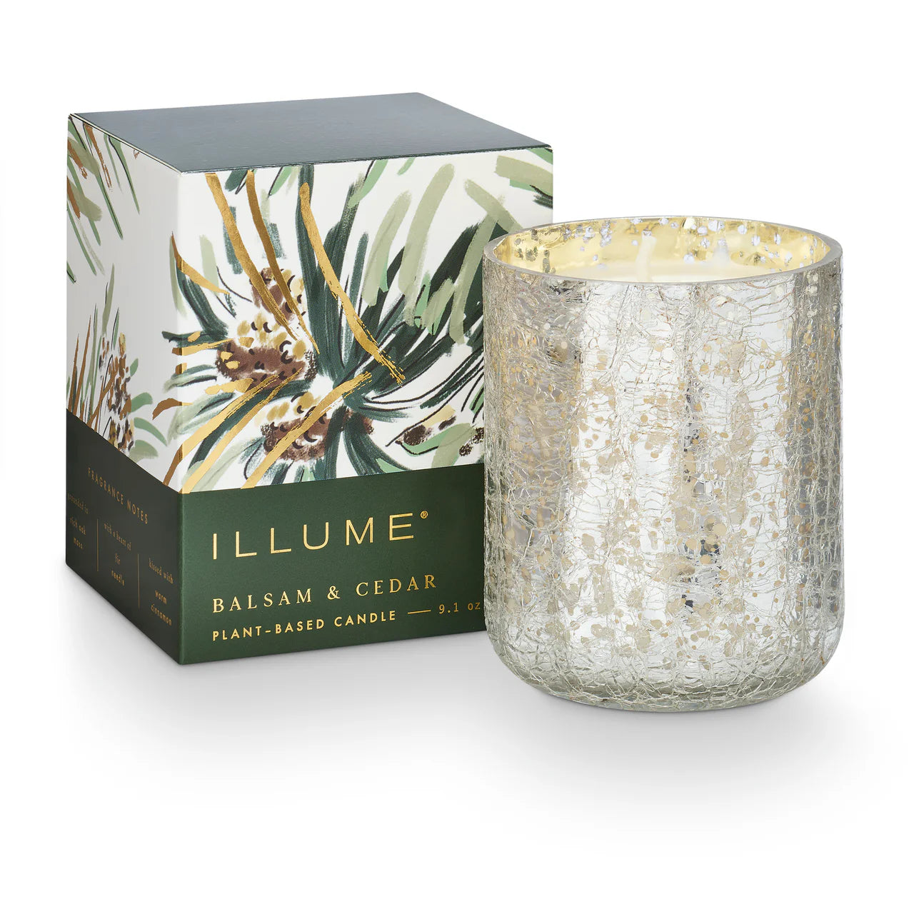 Illume Boxed Crackle Glass, Small