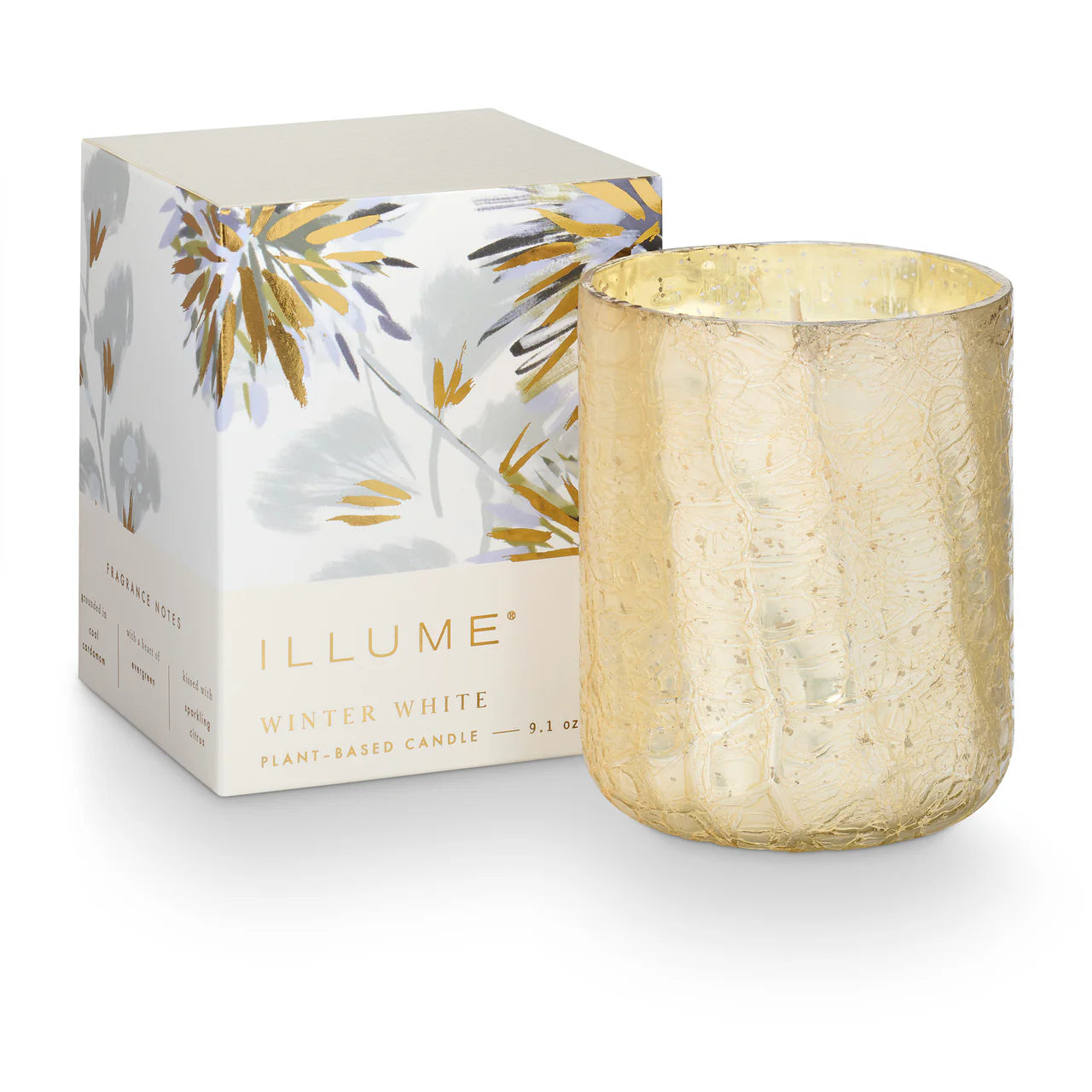 Illume Boxed Crackle Glass, Small