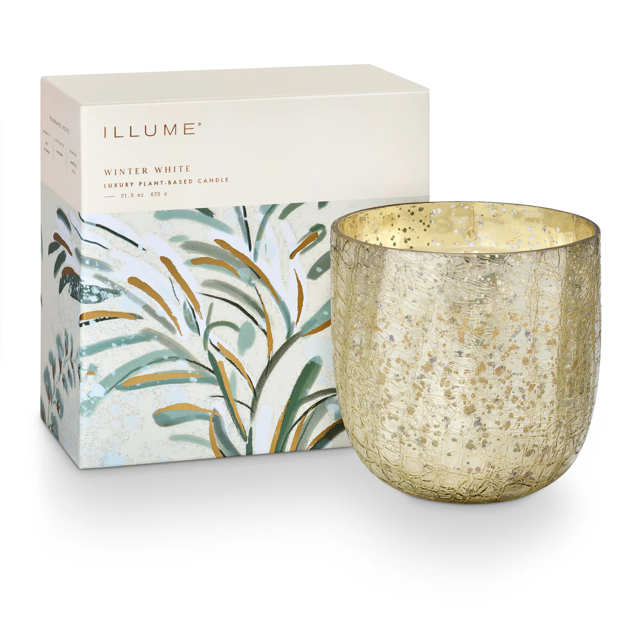 Illume Boxed Crackle Glass, Large