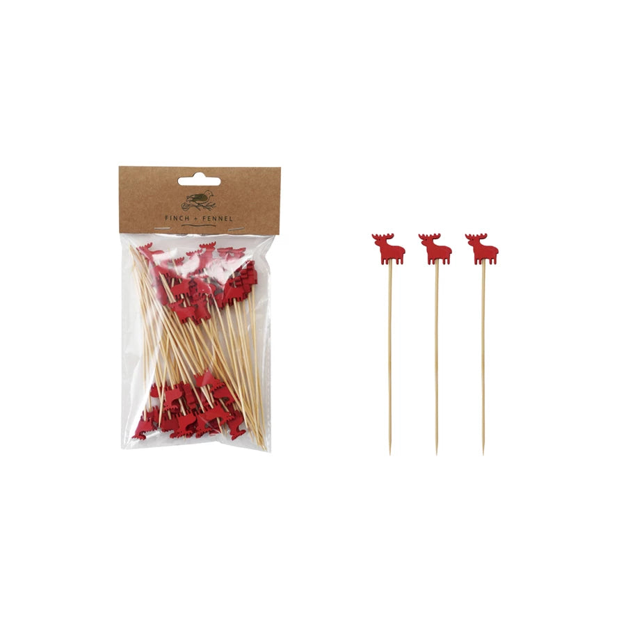Finch + Fennel Bamboo Single Use Skewers, Set of 50
