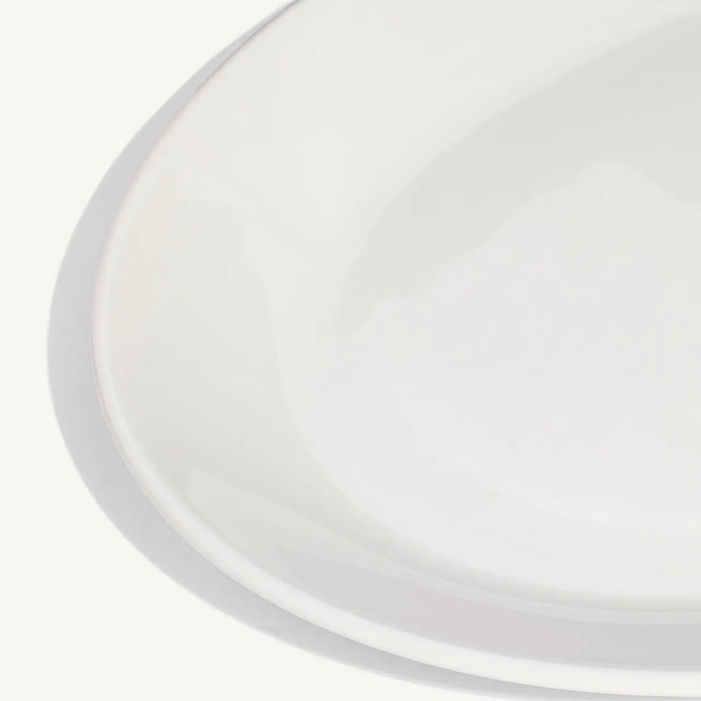 Made In Dinnerware White Serving Platter, 13”
